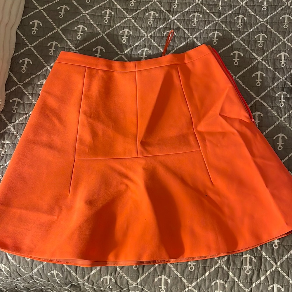 Orange Skirt JCrew